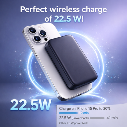 Power bank magnético de 10,000 mAh
